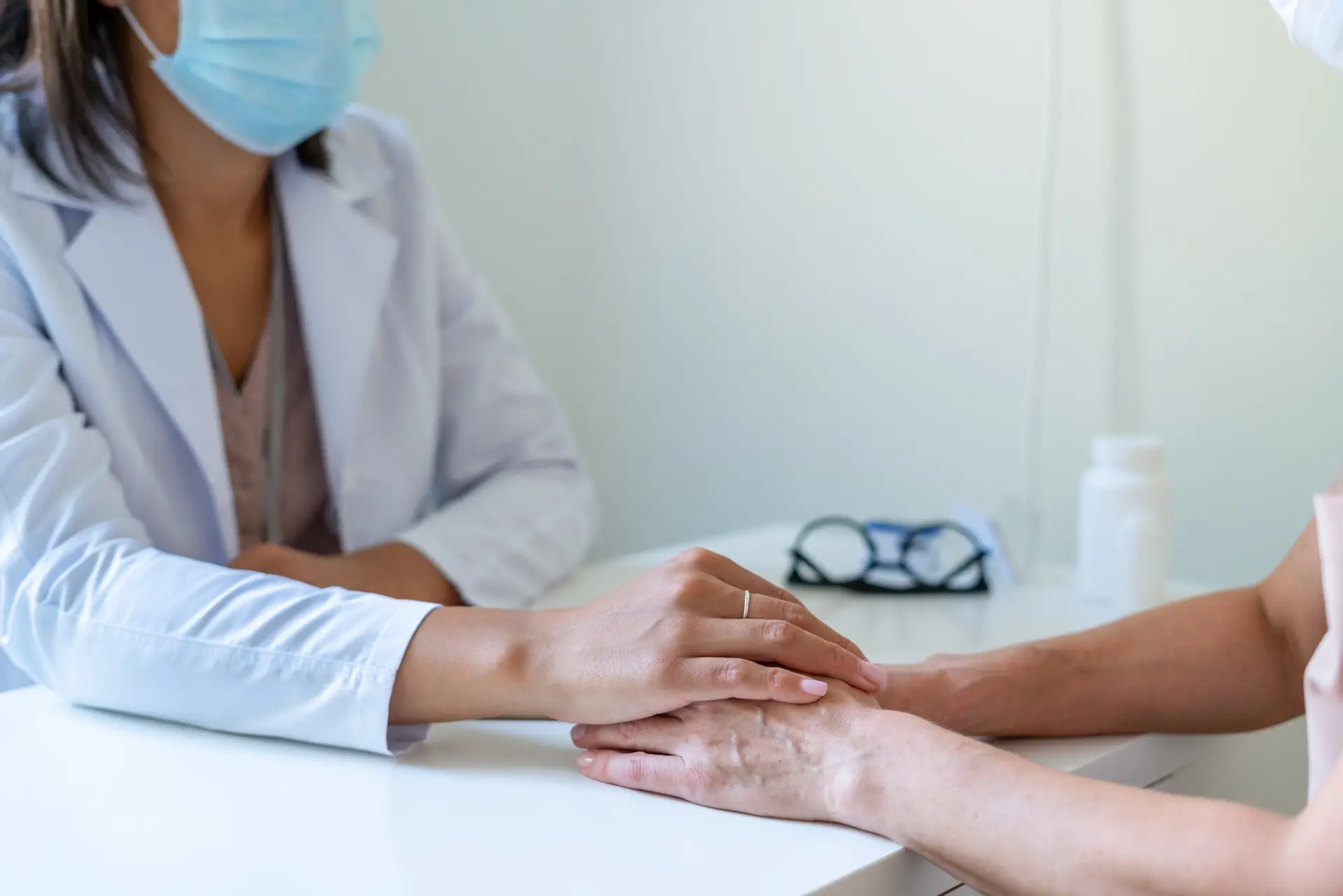 Doctor providing supportive care and guidance